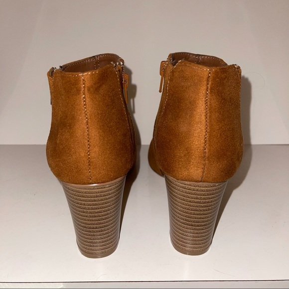 Mark and Maddux Open Toe Zip Up Ankle Boots - Picture 5 of 12